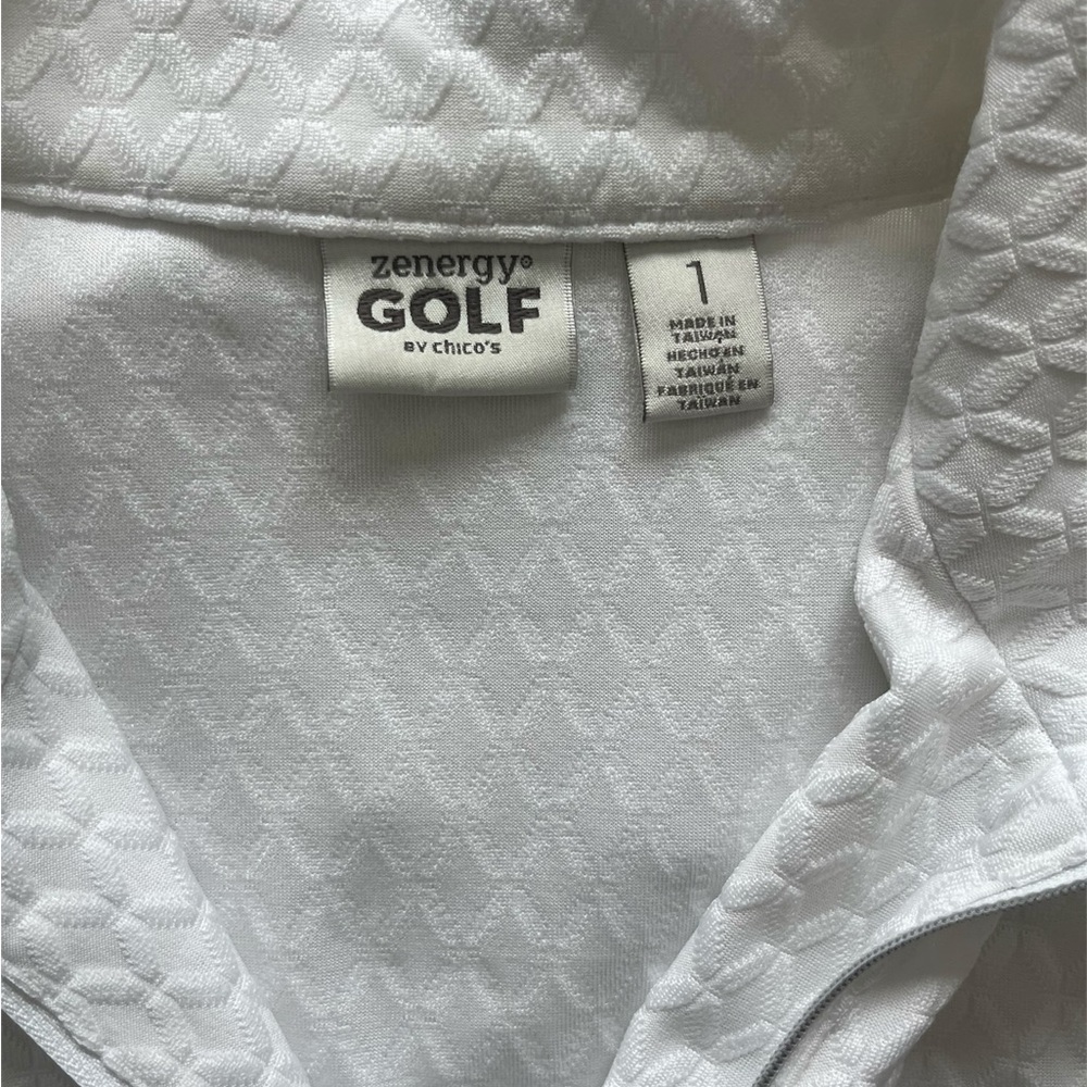 Zenergy by Chico’s White Golf Vest - Size 1 (US 8) - Picture 3 of 7